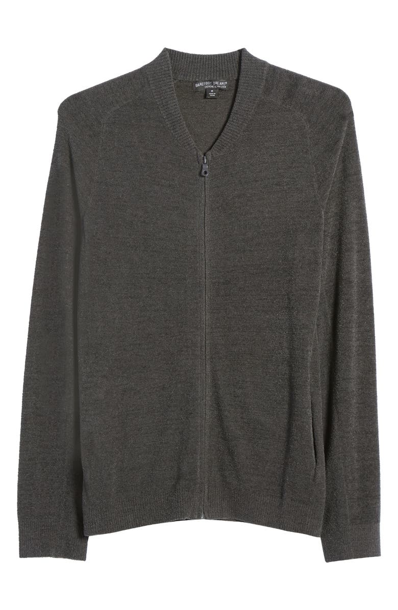 Barefoot Dreams<sup>®</sup> CozyChic<sup>™</sup> Lite Zip Cardigan, Alternate, color,