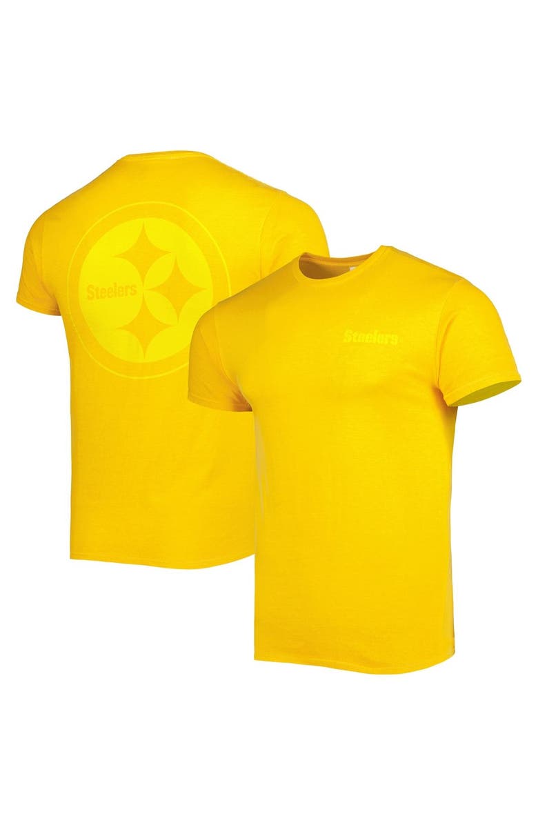 '47 Men's '47 Gold Pittsburgh Steelers Fast Track Tonal Highlight T-Shirt, Main, color, Gold