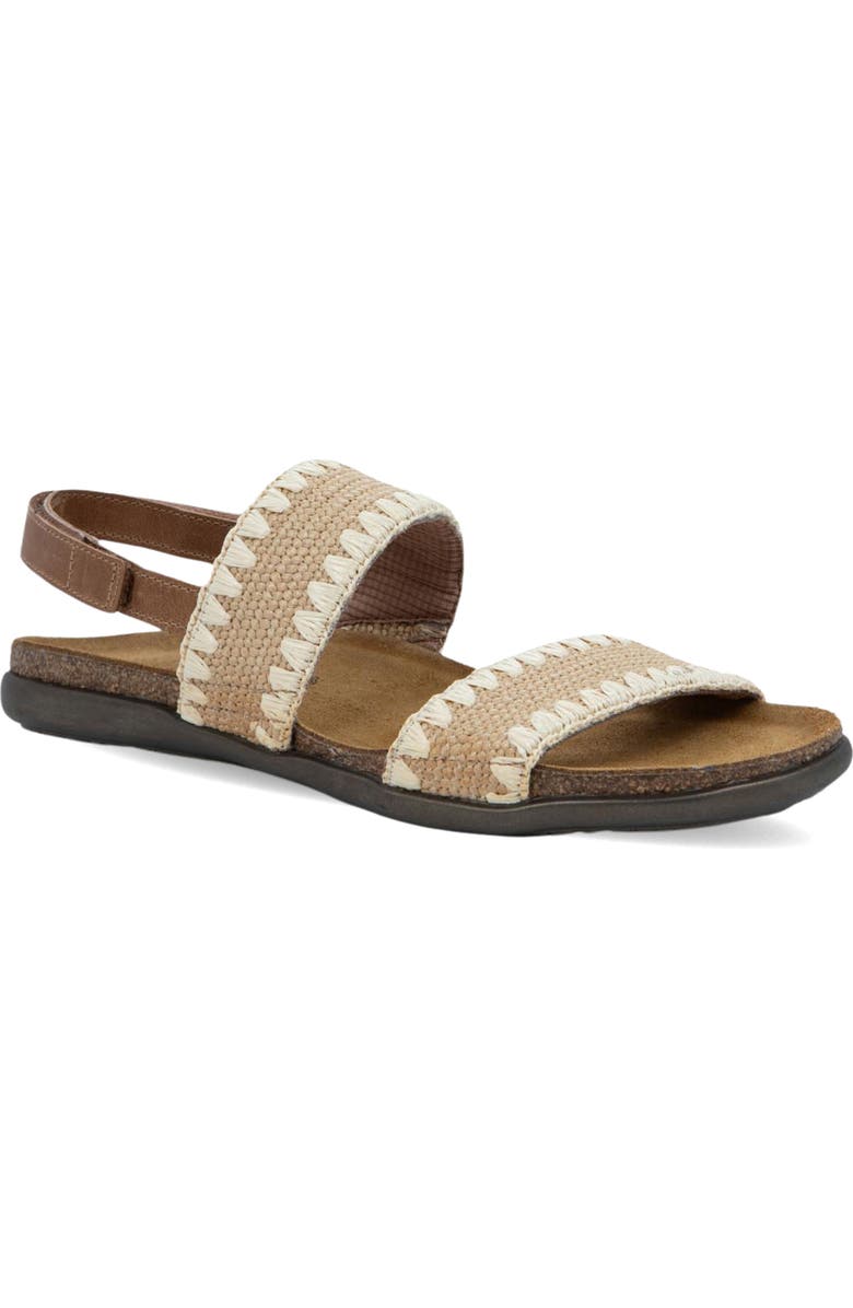 Naot Dylan Slingback Sandal, Main, color, Latte/ Ivory