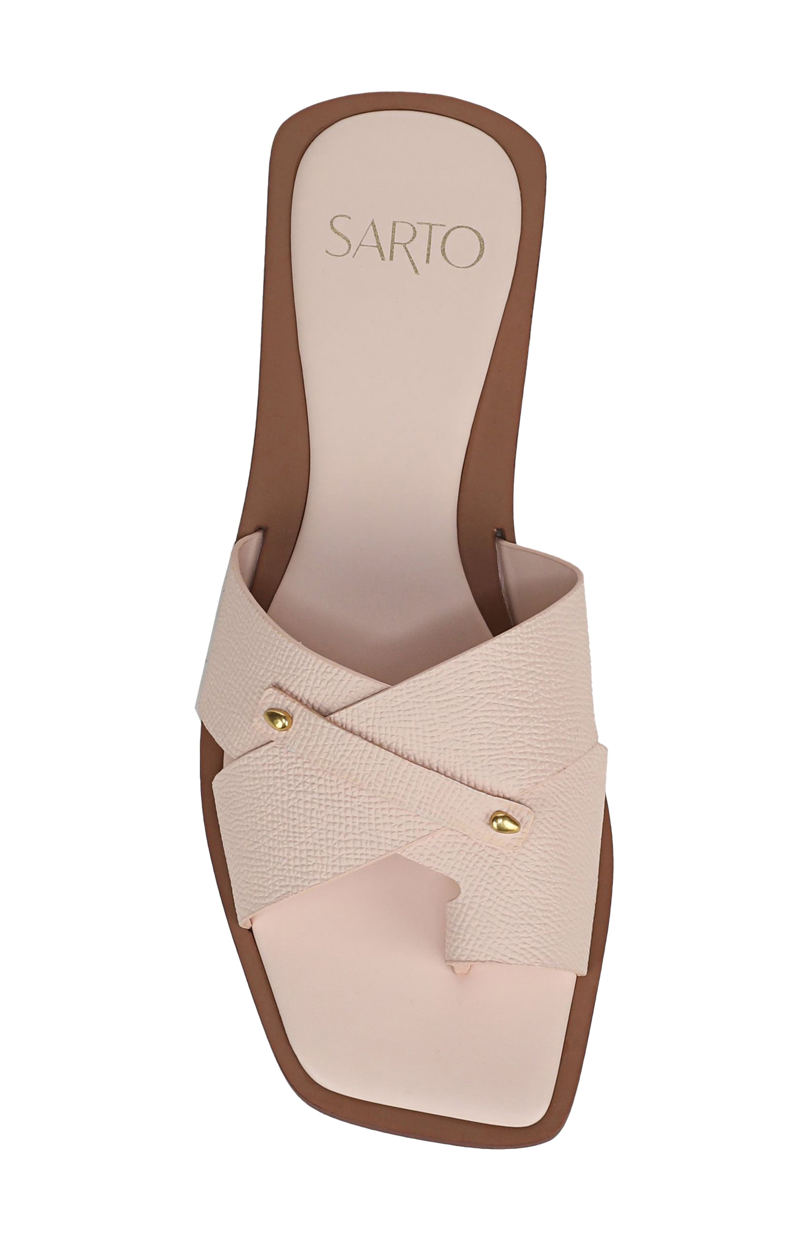 Etta Toe Loop Sandal, Alternate, color, SOFT BLUSH