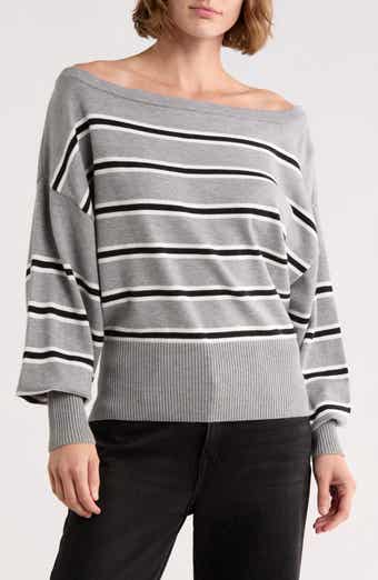 INTERNATIONAL DESIGNER Off the Shoulder Sweater
