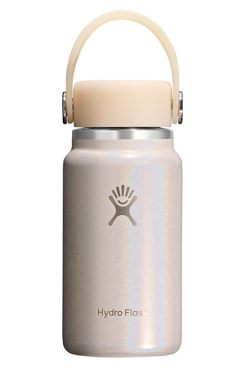 6.7-Ounce Micro Hydro Water Bottle, Main, color, GLIMMER CREAM