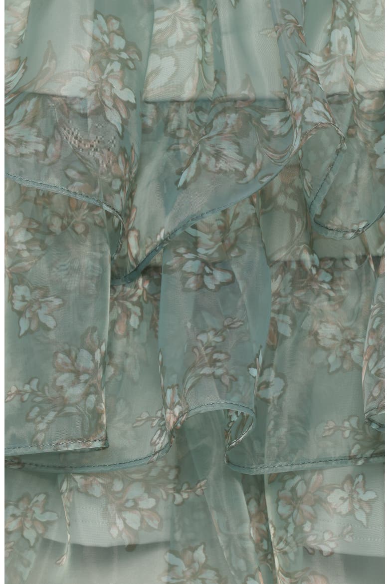Taelya Flounce Halter Top, Alternate, color, MINT GREEN FLORAL