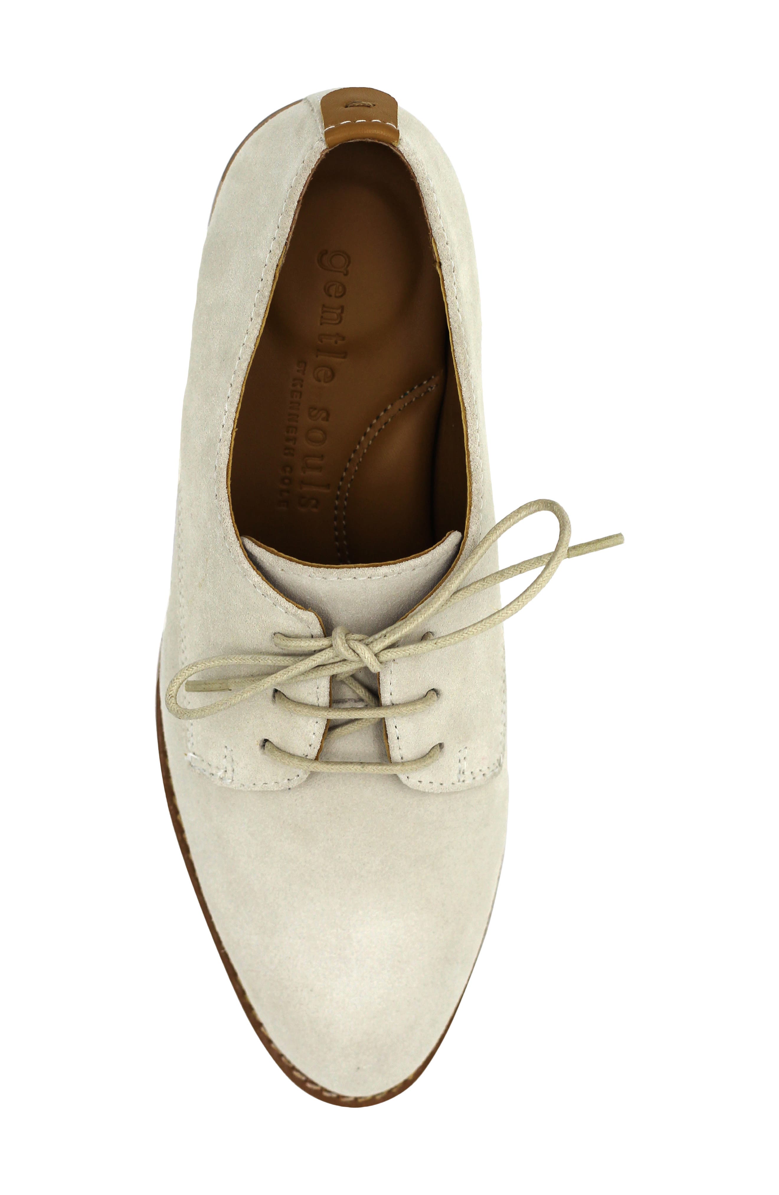 Aronson Derby, Alternate, color, CREAM SUEDE