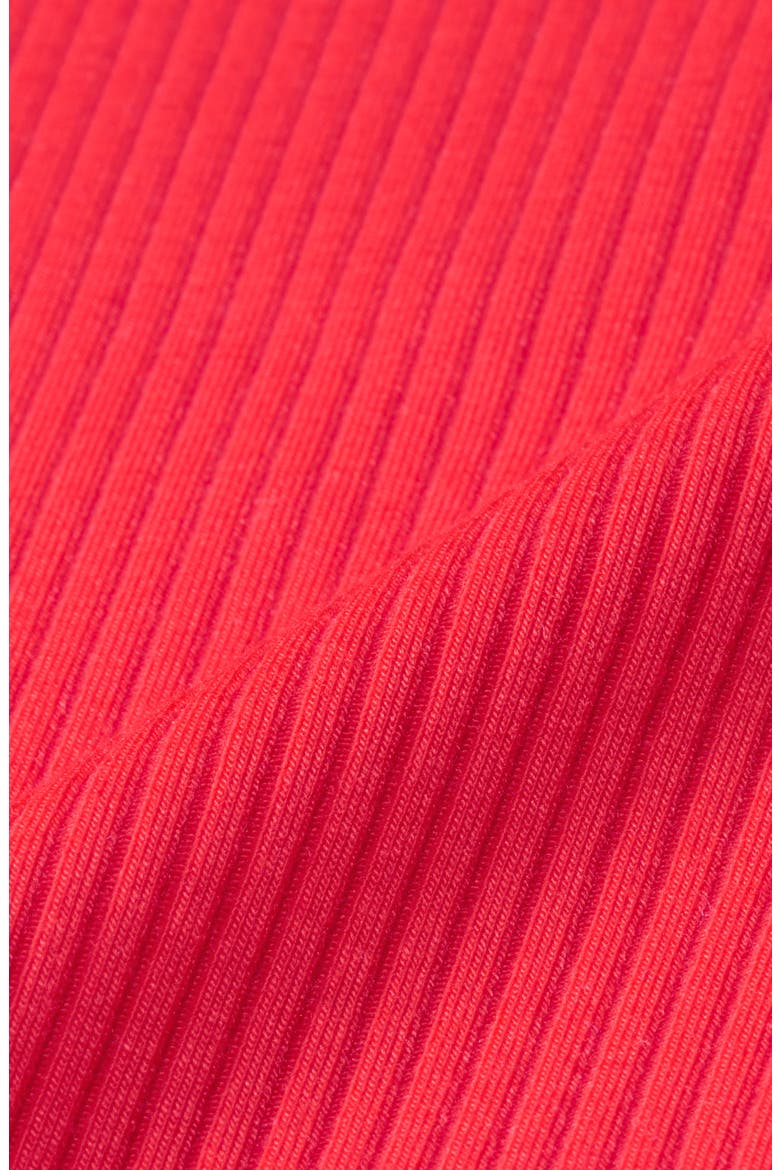 Chill Crop Rib T-Shirt, Alternate, color, LIGHT CRIMSON/ SAIL