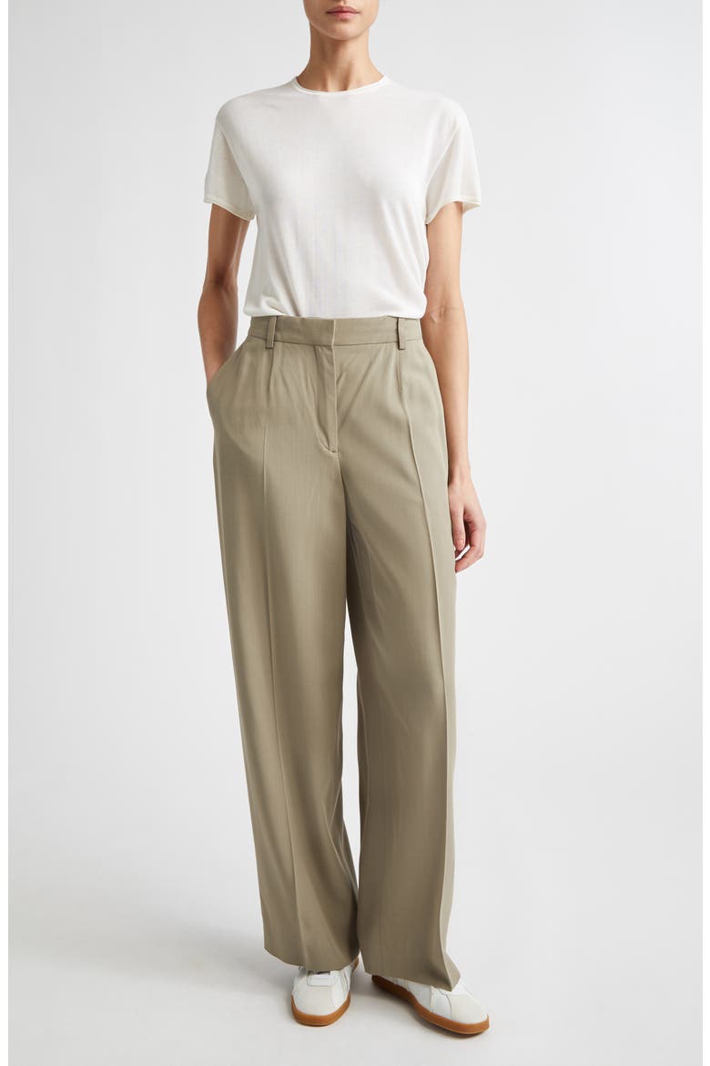 Silk Crepe T-Shirt, Alternate, color, ECRU
