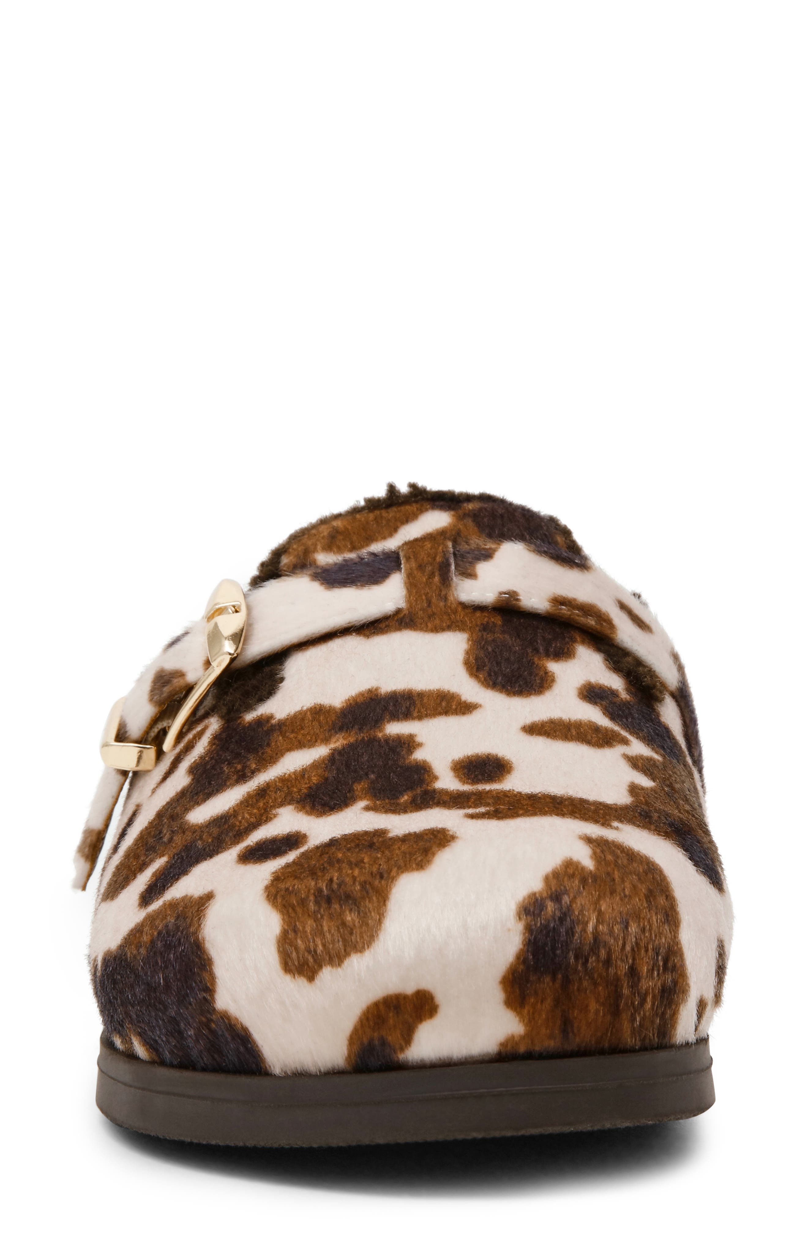 DV by Dolce Vita Anina Faux Shearling Lined Mule, Alternate, color, Cow Print