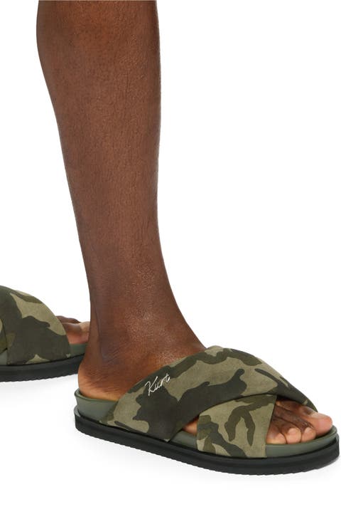 Baron Cross Strap Slide Sandal
