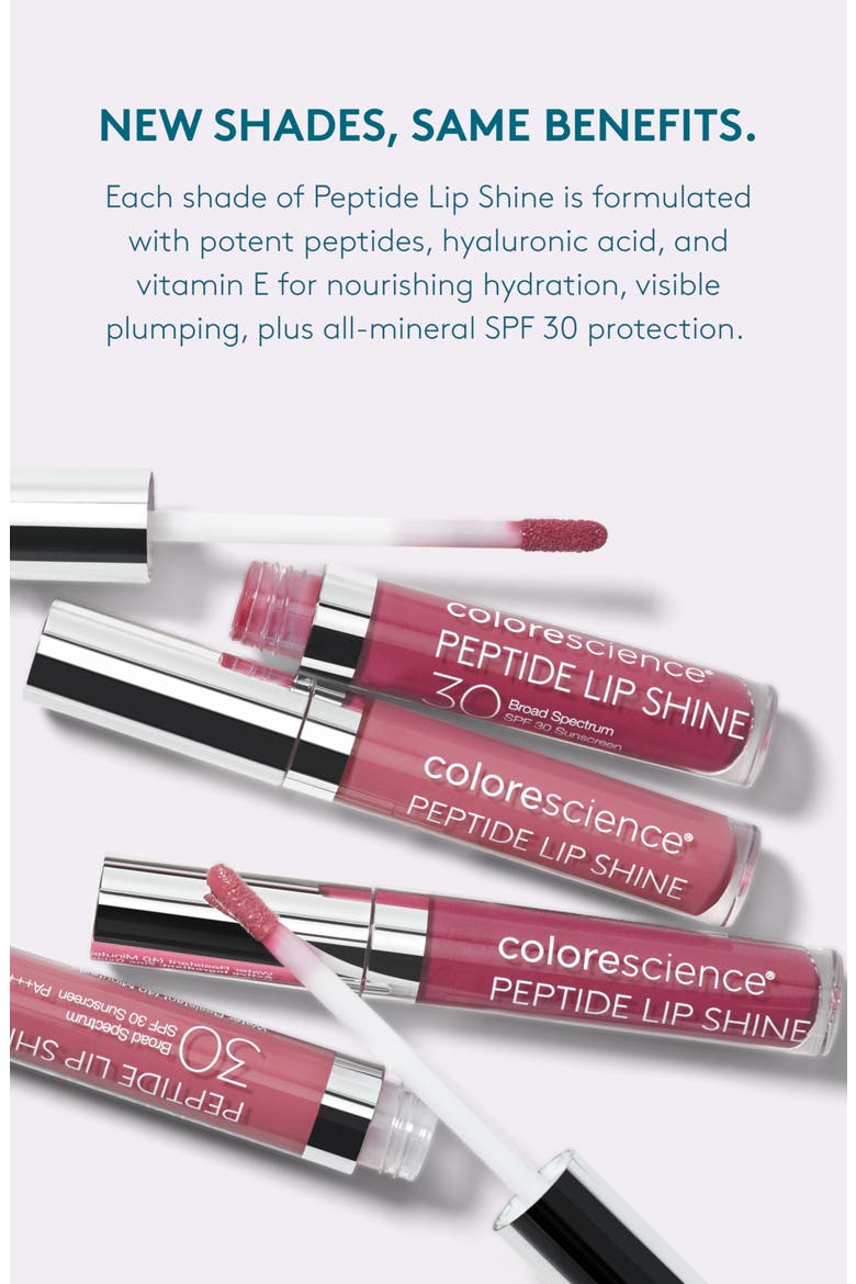Peptide Lip Shine SPF 30, Alternate, color, ROSE
