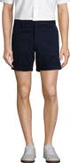 Lands' End Comfort Waist 6" No Iron Chino Shorts