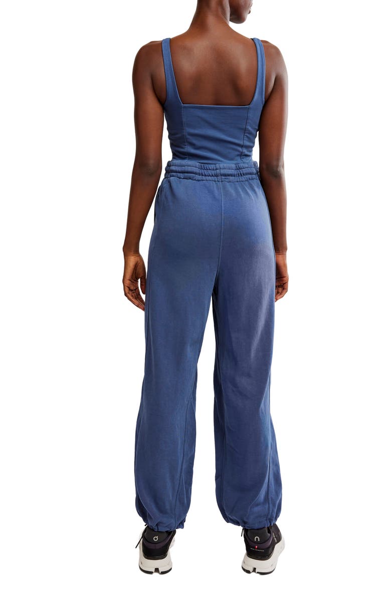 FP Movement by Free People FP Movement Inbound Stretch Cotton Jumpsuit, Alternate, color, Midnight Navy