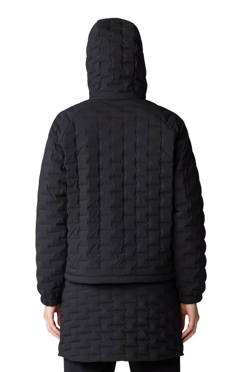 Mountain Hardwear Stretchdown Lightweight Zip Hoodie, Alternate, color, Black