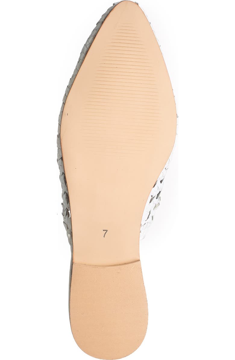Jeffrey Campbell Woven Leather Flat Mule, Alternate, color,