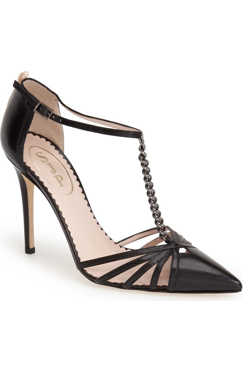 SJP by Sarah Jessica Parker 'Carrie' T-Strap Pump, Main, color,