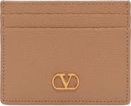 Valentino Garavani VLOGO Signature Leather Card Case