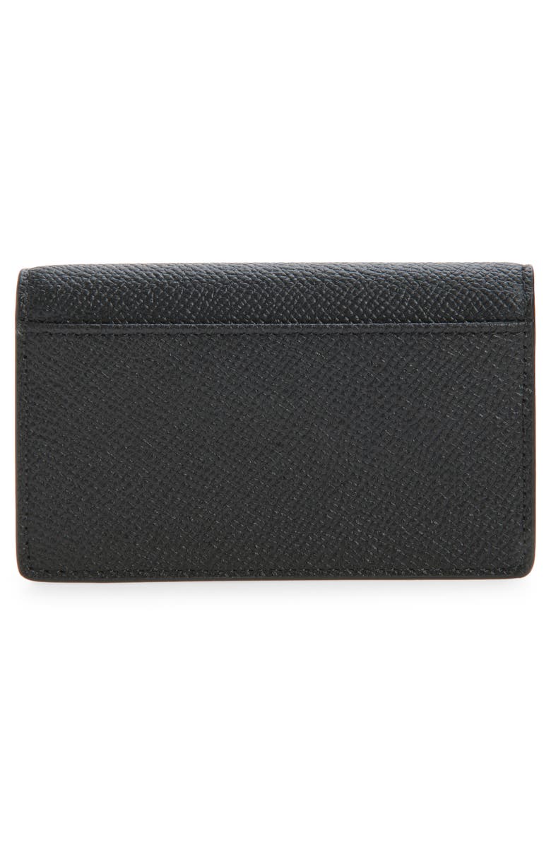 Maison Margiela Leather card case, Alternate, color, Black