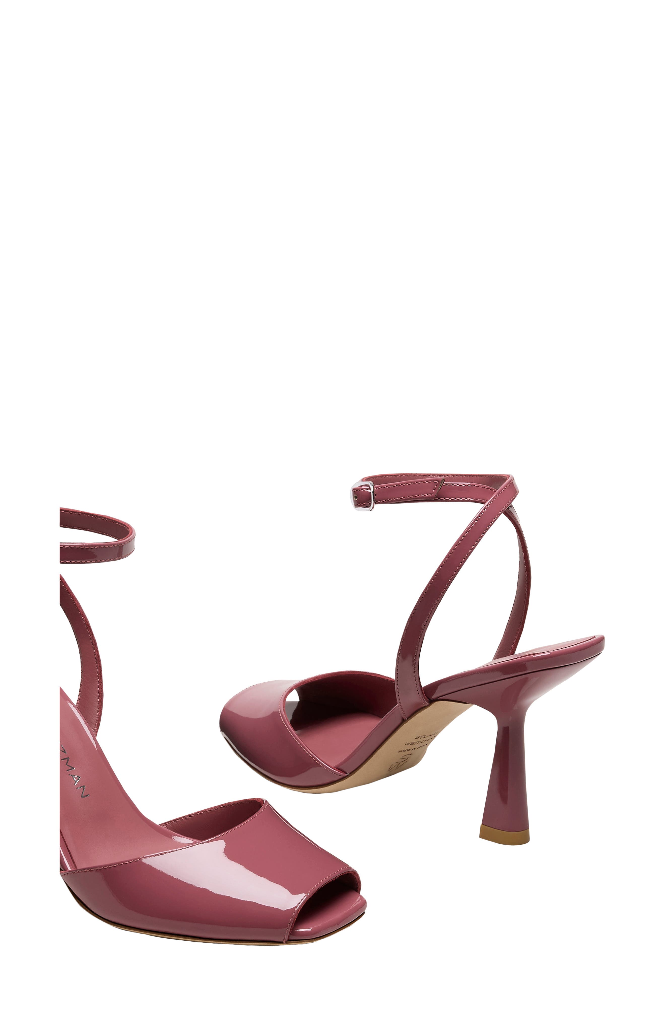 Val Ankle Strap Sandal, Alternate, color, DUSTY BRRY