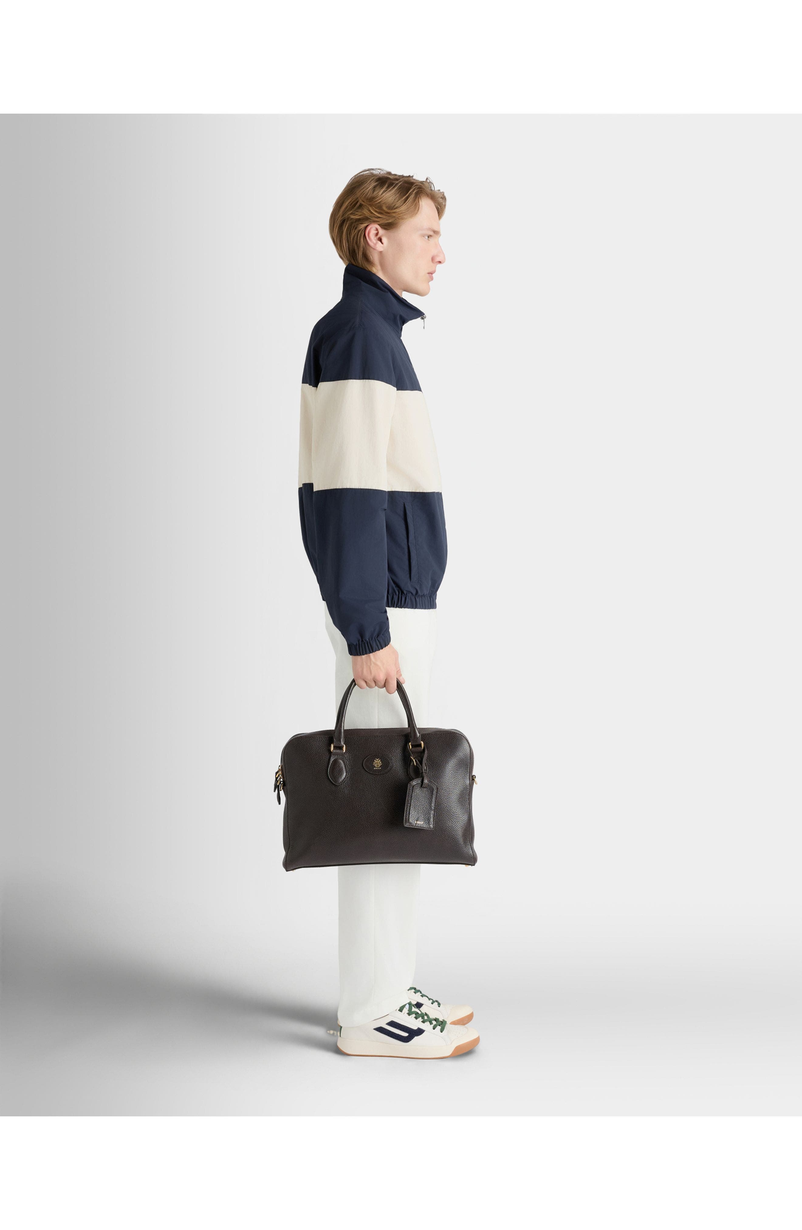 Bally Beckett Briefcase, Alternate, color, Brown