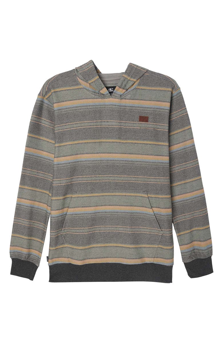 O'Neill Kids' Bavaro Stripe Pullover Hoodie, Main, color, 