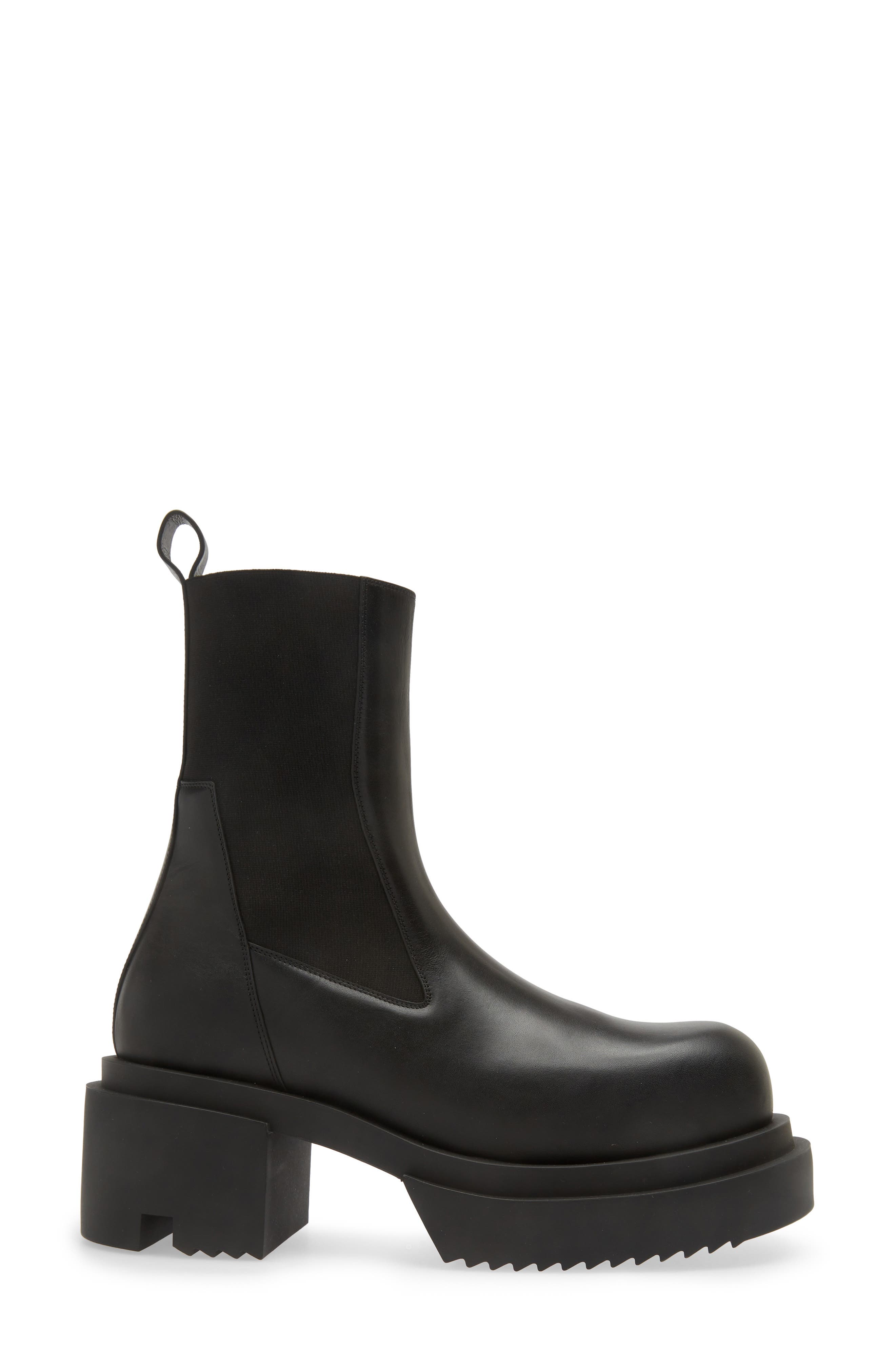 Rick Owens Porterville Beatle Bogun Chelsea Boot, Alternate, color, 