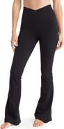 90 DEGREE BY REFLEX Superflex Madison Crossover Flared Leggings
