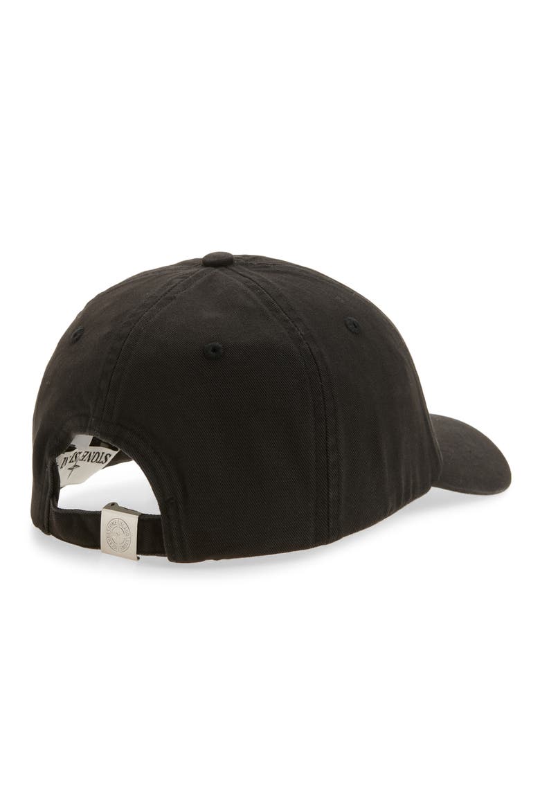 Logo Embroidered Adjustable Baseball Cap, Alternate, color, BLACK