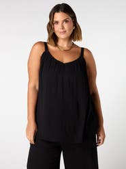 Live Unlimited Crinkle Gathered Cami