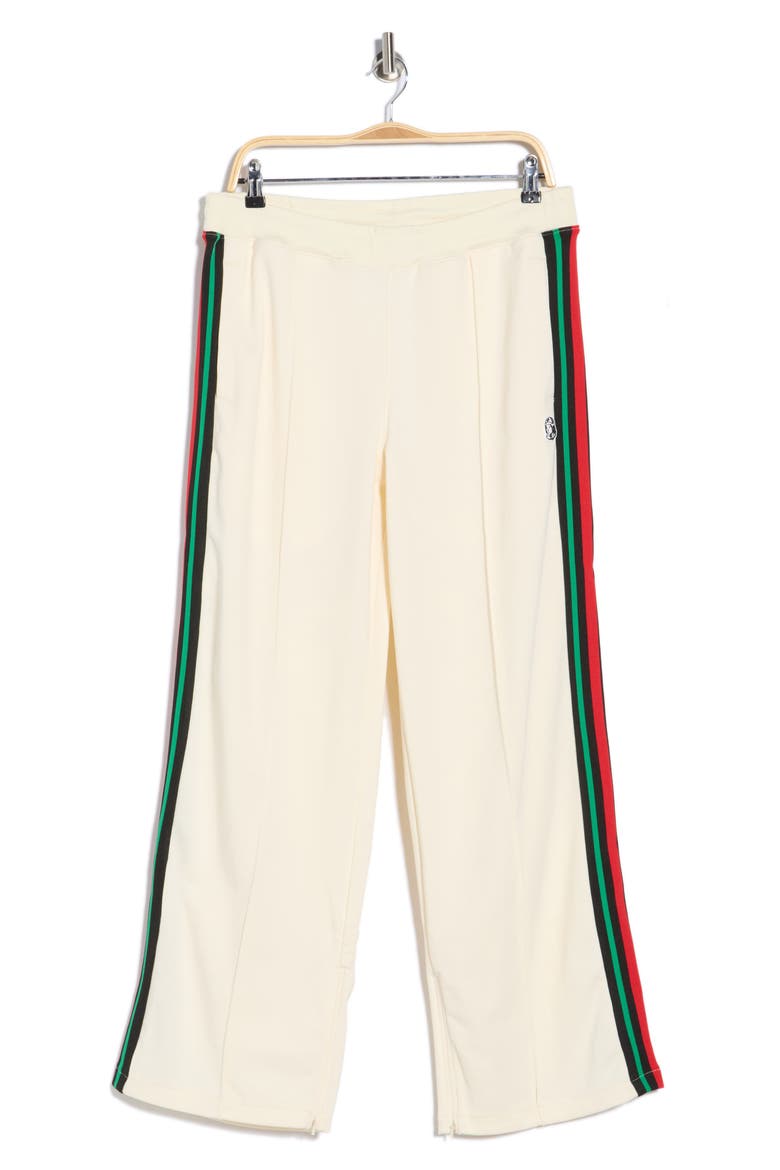 Bass Cotton Blend Track Pants, Alternate, color, WINTER WHITE
