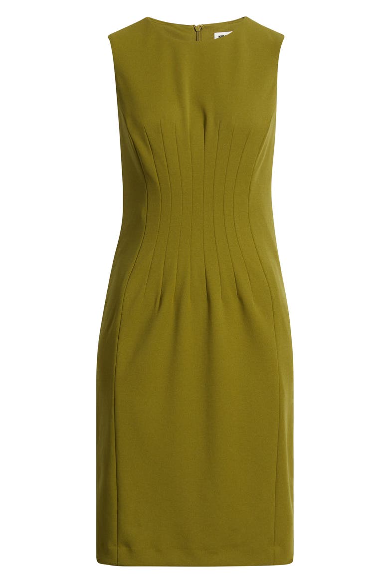 Jewel Neck Sheath Dress, Alternate, color, IVY