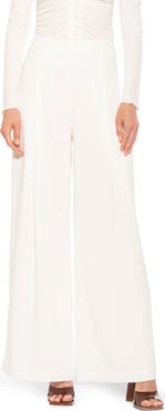 Alexia Admor Elia High Waist Pleat Wide Leg Pants