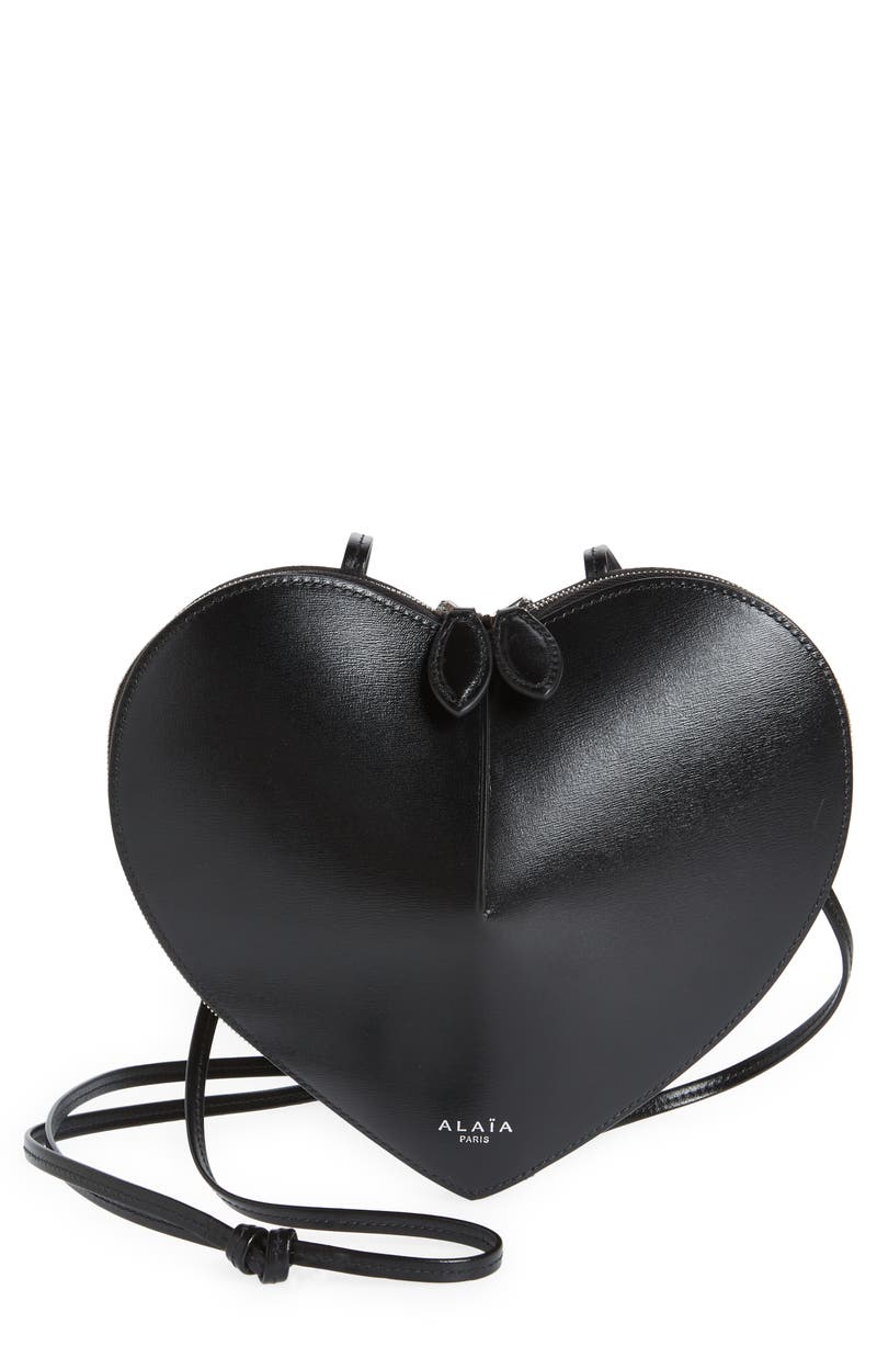 Alaïa Le Coeur Leather Crossbody Bag