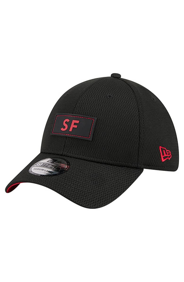 New Era Men
s New Era  Black San Francisco 49ers Scoreboard 39THIRTY Flex Hat, Main, color, 