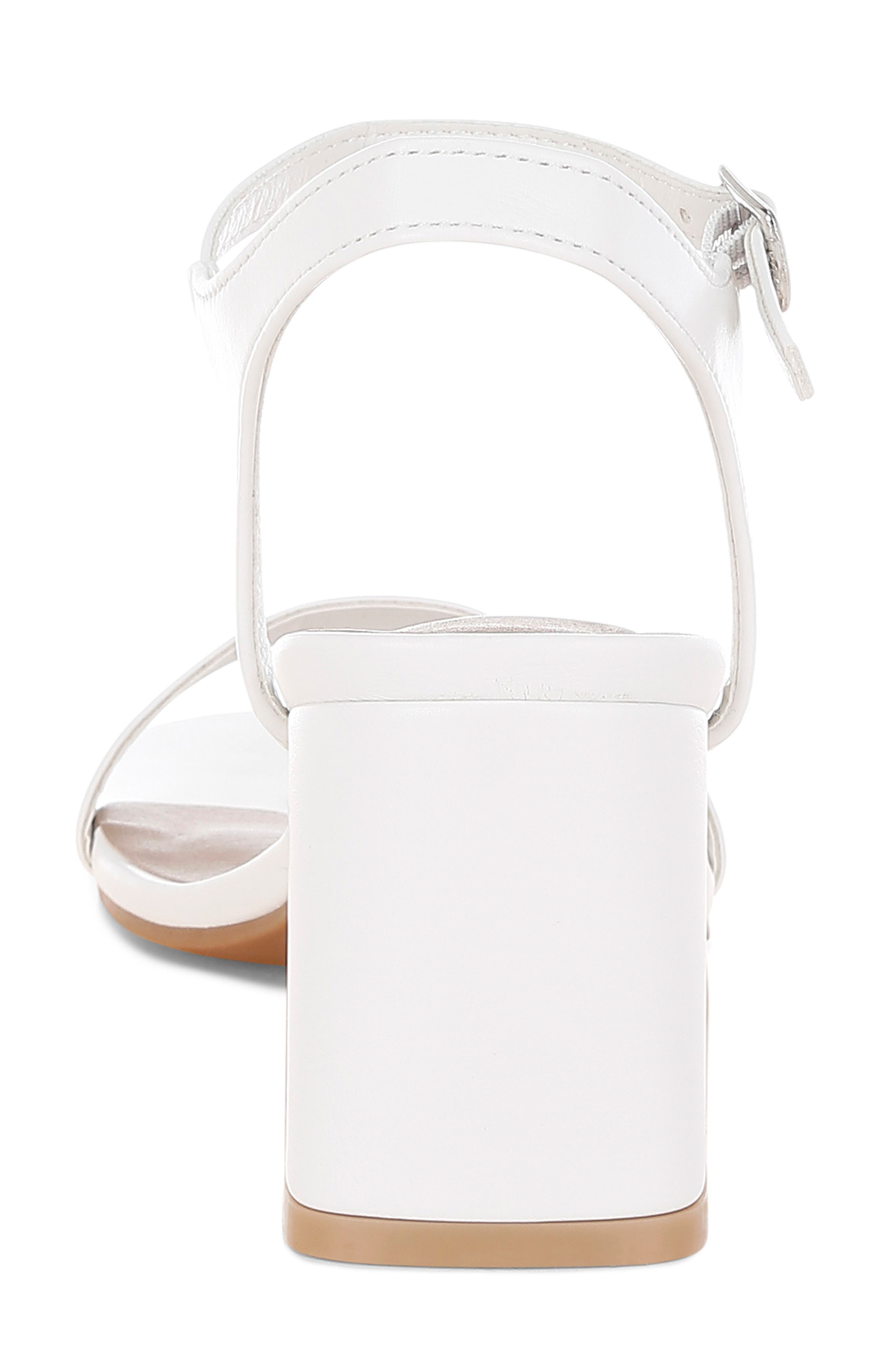 LONDON RAG Kazara Block Heel Sandal, Alternate, color, White