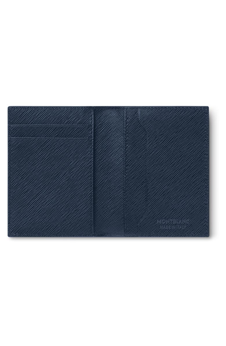 Montblanc Sartorial Leather Bifold Wallet, Alternate, color, Ink Blue