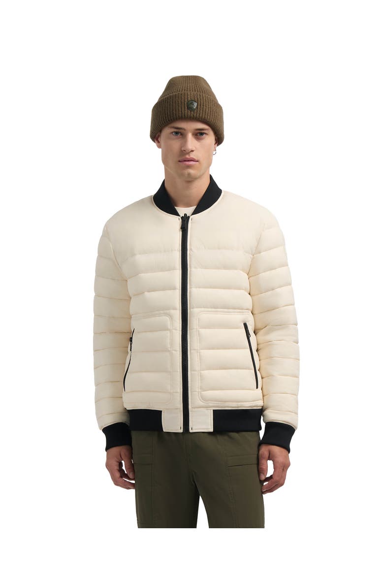 Aries Reversible Lightweight Bomber Jacket, Main, color, Black