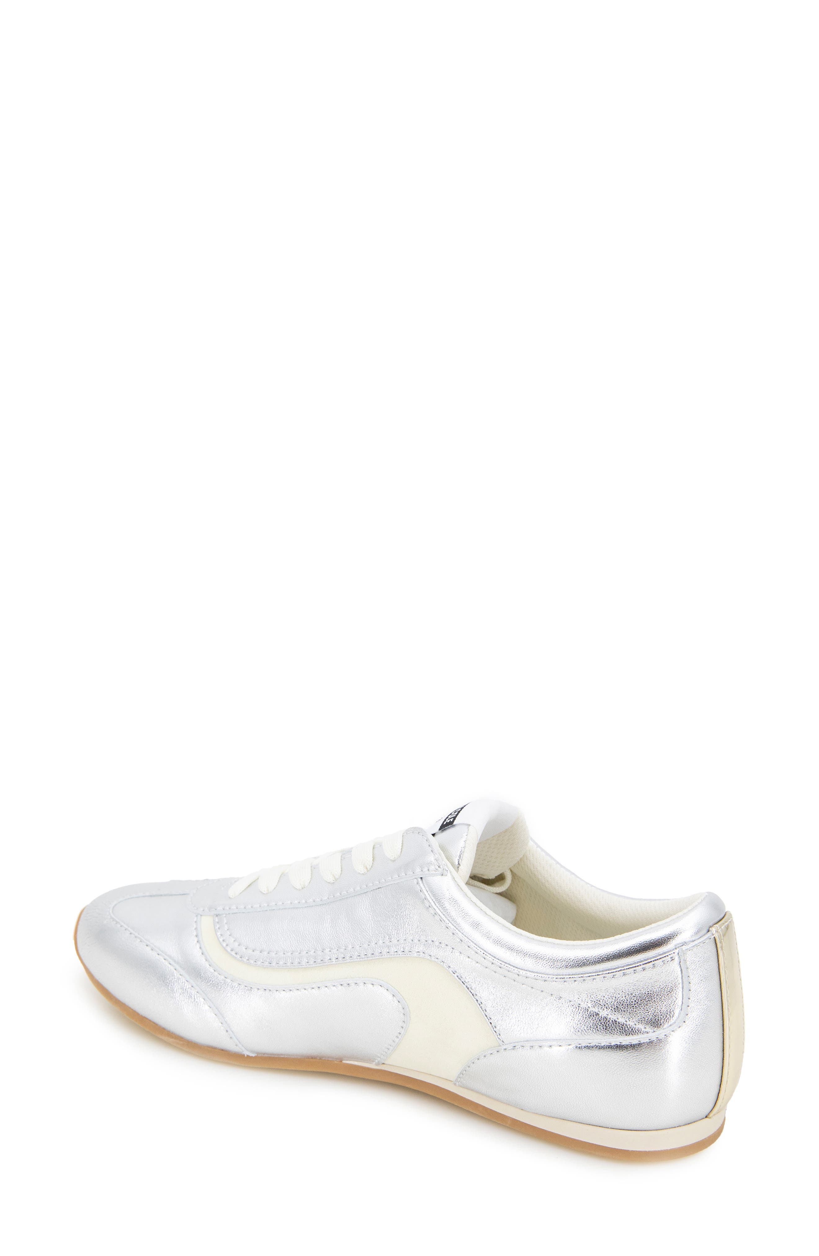 Kenneth Cole Alma Sneaker, Alternate, color, Silver Leather