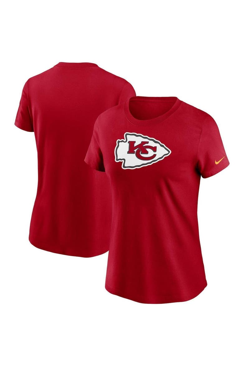 Women's Nike Red Kansas City Chiefs Logo Essential T-Shirt, Alternate, color, Red