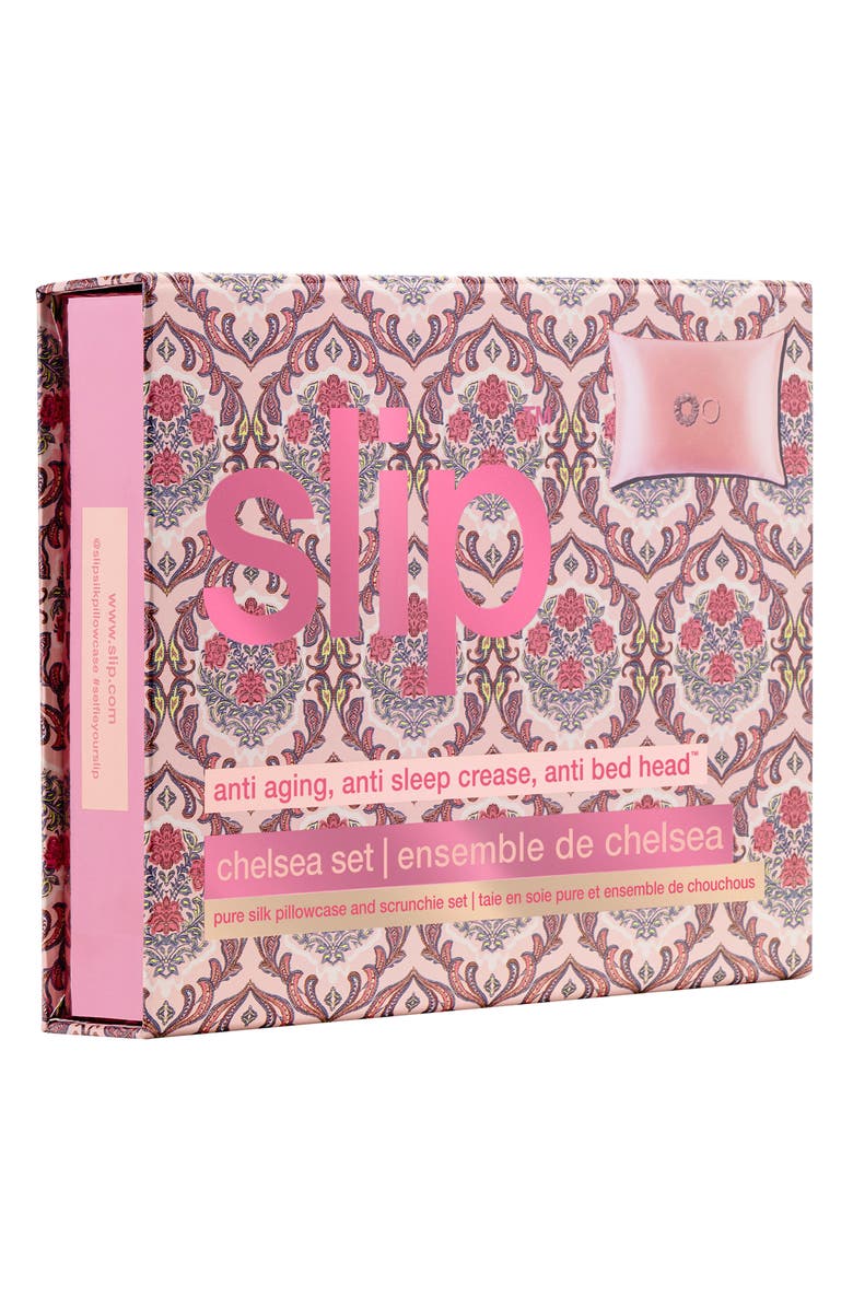 slip Chelsea Pure Silk Queen Pillowcase & Scrunchie Set (Limited Edition) $108 Value, Alternate, color, 