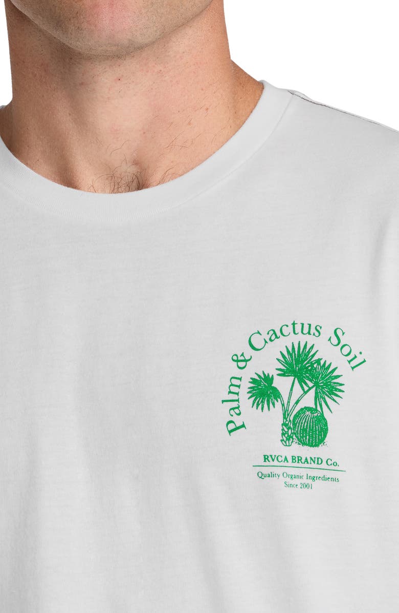 RVCA Soil Co. Cotton Graphic T-Shirt, Alternate, color, Antique White
