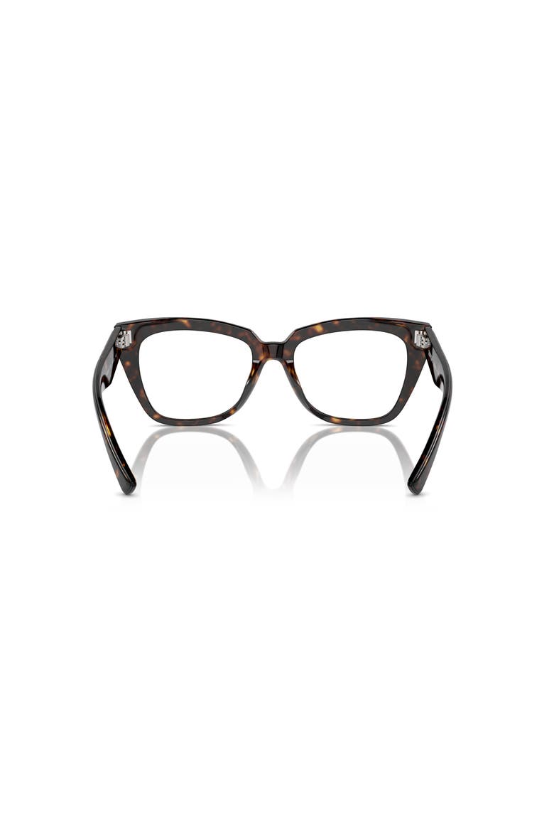 54mm Square optical glasses, Alternate, color, Tortoise
