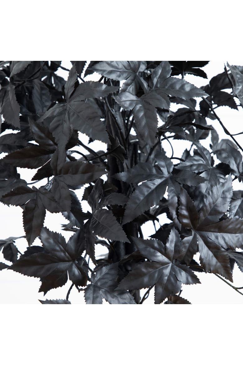4-ft Artificial Halloween Black Maple Tree with Natural Trunk, Alternate, color, Black