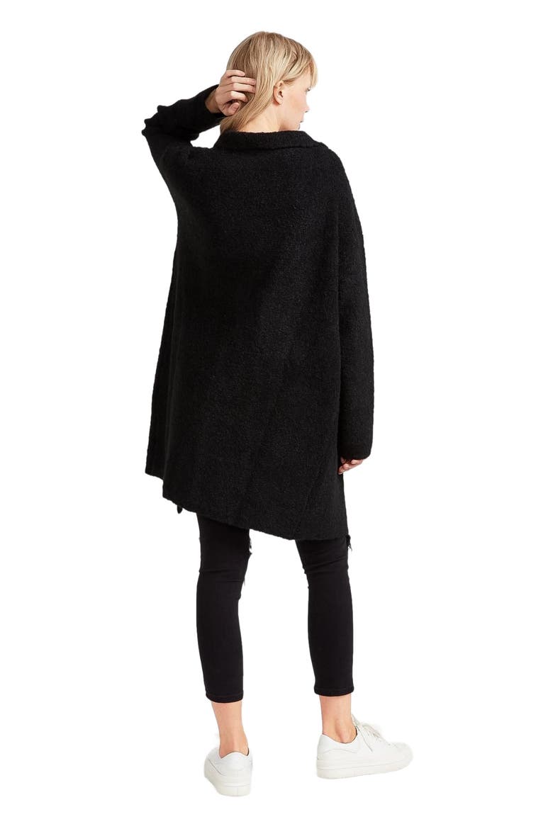 Days Go By Sustainable Blazer Cardigan, Alternate, color, Black