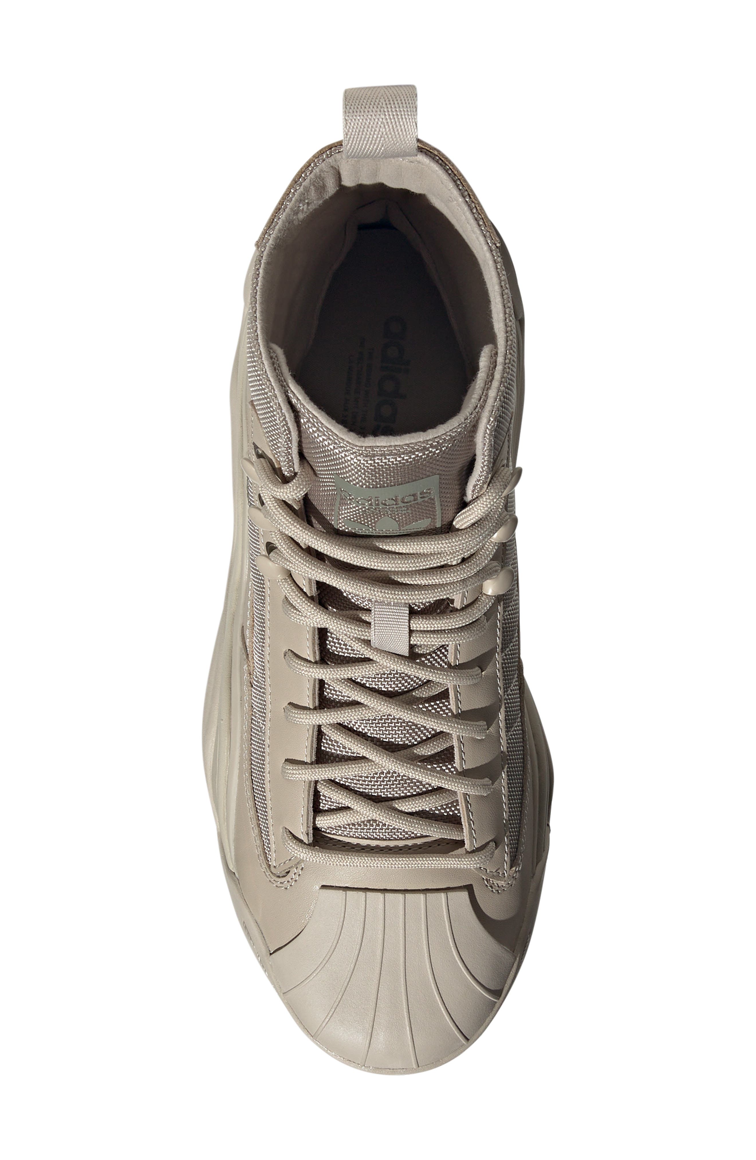 adidas Superstar Millencon Boot, Alternate, color, Beige/ Beige/ Silver Pebble