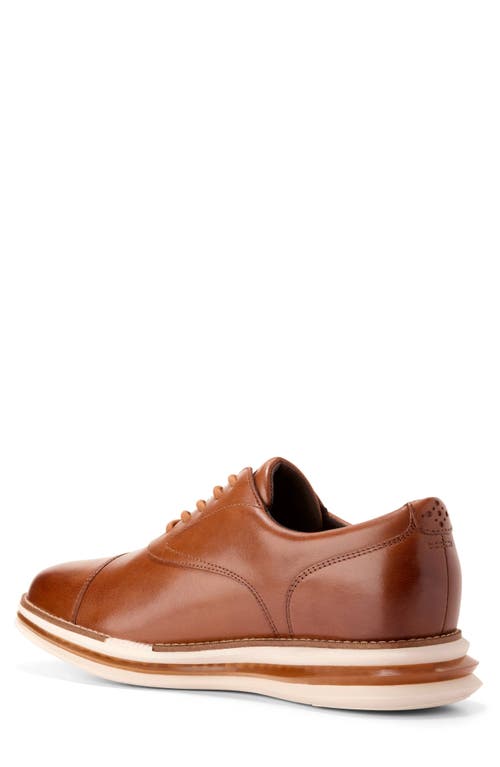 Cole Haan Original Grand Energy One Cap Toe Oxford In British Tan/irish Coffee/ivory