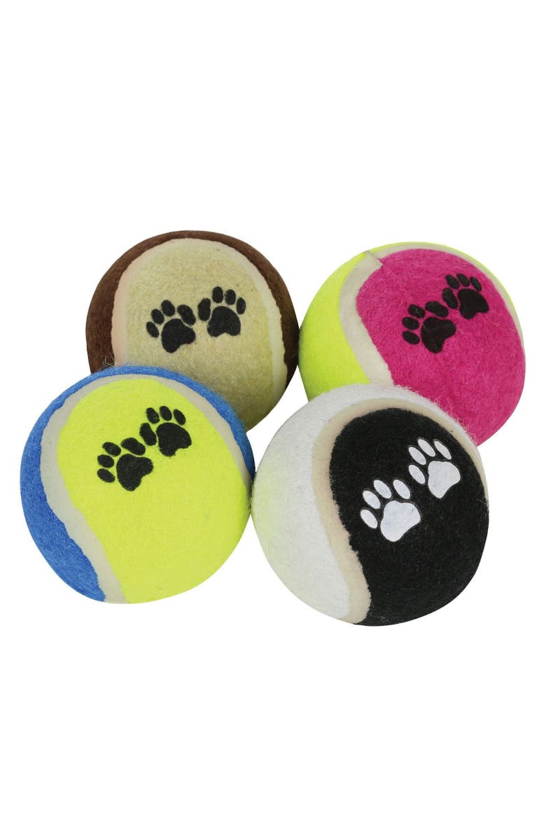 Dogs Tennis Balls, Main, color, Multicolored