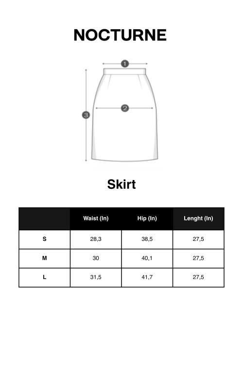 Nocturne Buckle Detail Front-slit Skirt In Green