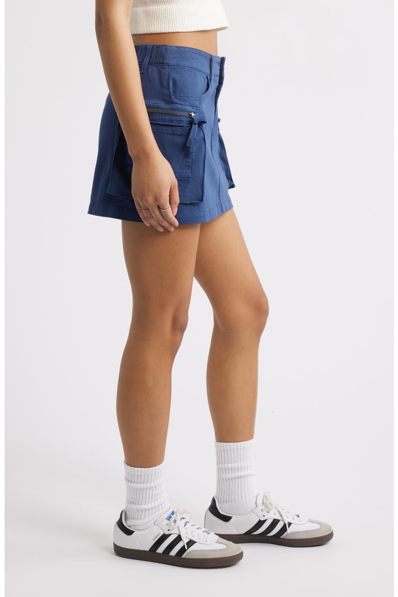 Cargo Miniskirt, Alternate, color, BLUE INDIGO