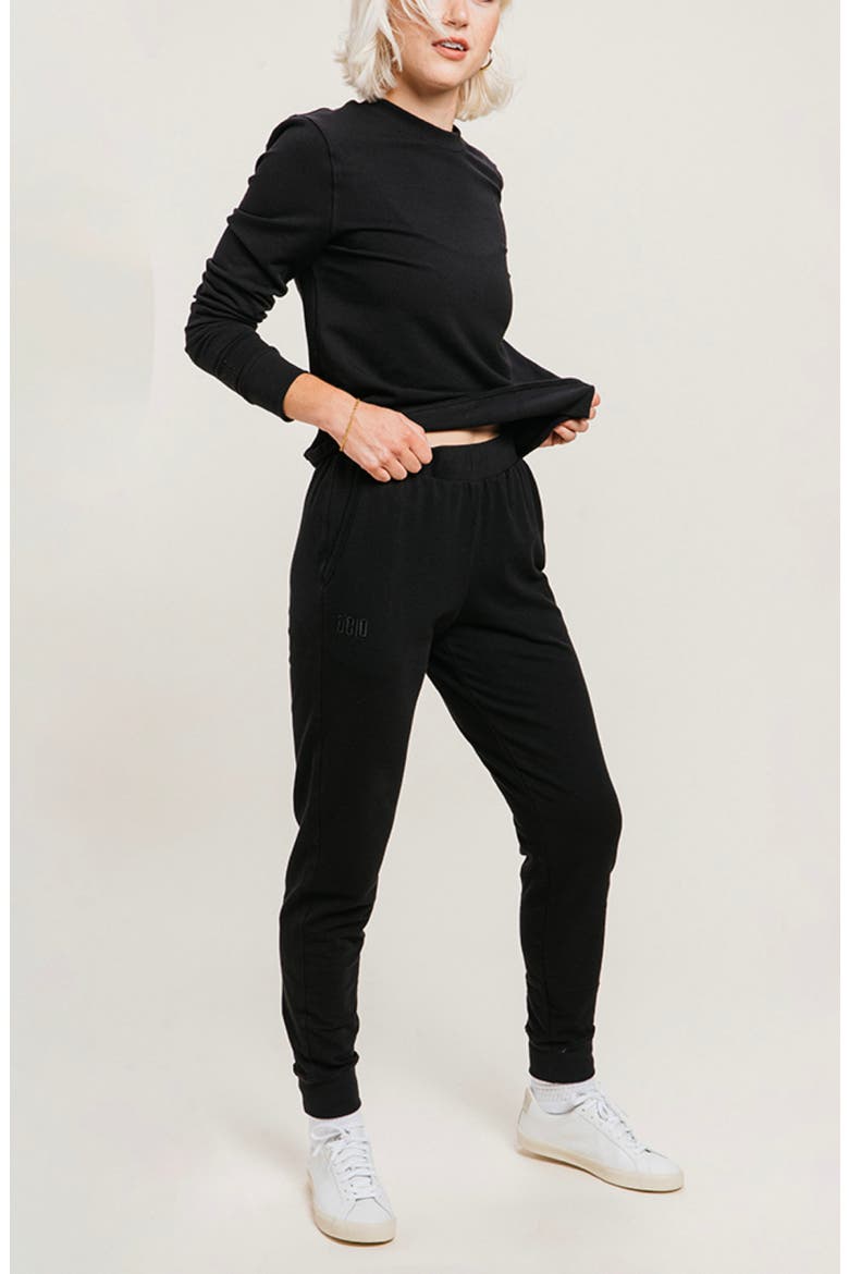Women's SoftCore Classic Crewneck, Alternate, color, Black