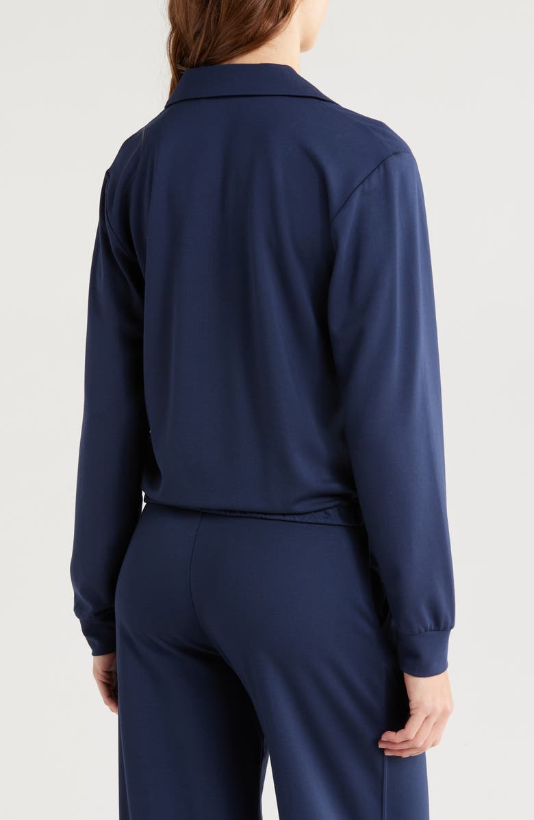 TravisMathew Spa Day Ponte Polo, Alternate, color, Navy Blazer