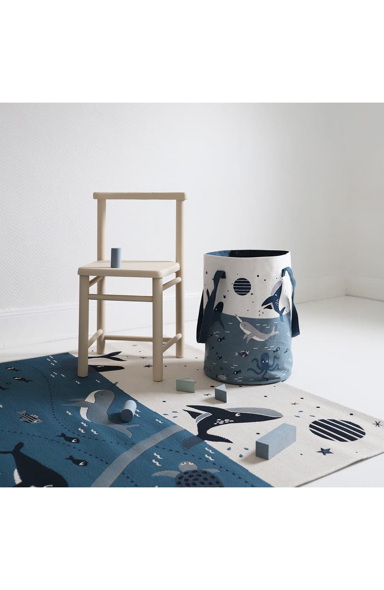 Nattiot Storage Basket Little Deep Blue, Alternate, color, Multi